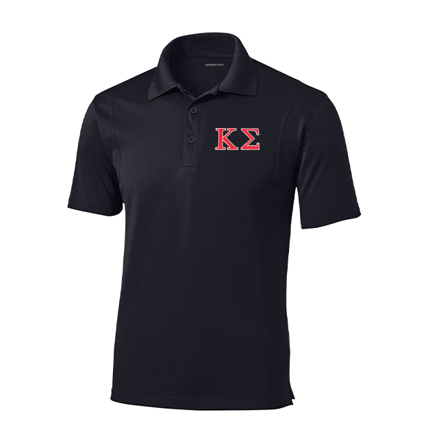 Kappa Sigma Fraternity Embroidered Greek Letter Sport-Tek Micropique Polo