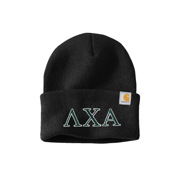 Lambda Chi Alpha Carhartt Beanie Embroidered Greek Letters