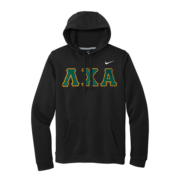 Lambda Chi Alpha Nike Hoodie With Sewn on Greek Letters