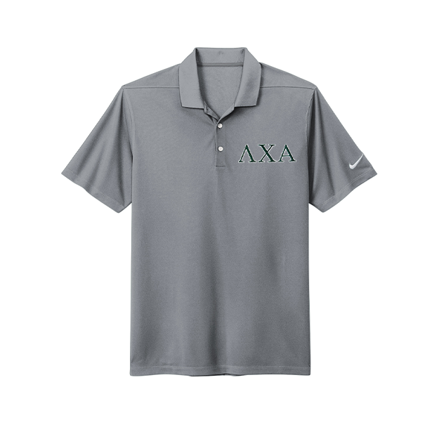 Lambda Chi Alpha Nike Dri-FIT Polo Embroidered Greek Letters