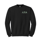 Lambda Chi Alpha Embroidered Greek Letter Crewneck Sweatshirt