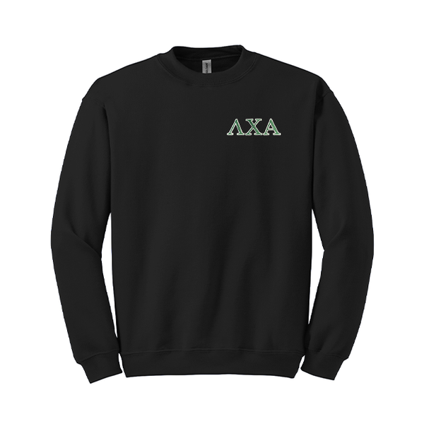 Lambda Chi Alpha Embroidered Greek Letter Crewneck Sweatshirt