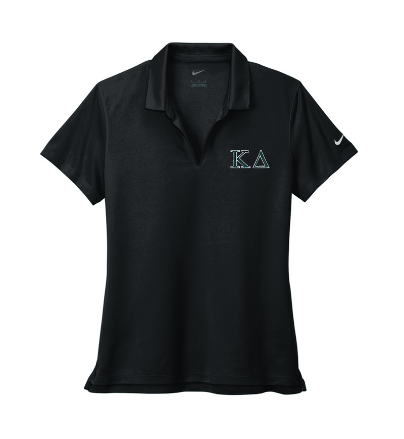 Sorority Nike Ladies Dri FIT Polo Embroidered Greek Letters greekclothingco