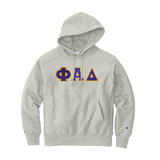 Phi Alpha Delta Champion Hoodie -  Sewn on Greek Letters