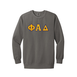 Phi Alpha Delta Comfort Colors Crewneck - Sewn on Greek Letters