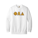 Phi Alpha Delta Comfort Colors Crewneck - Sewn on Greek Letters