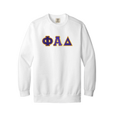 Phi Alpha Delta Comfort Colors Crewneck - Sewn on Greek Letters