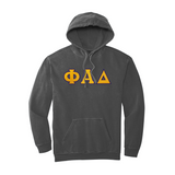 Phi Alpha Delta Comfort Colors Hoodie - Sewn on Greek Letters
