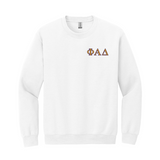 Phi Alpha Delta Crewneck - Embroidered Greek Letters