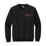 Phi Alpha Delta Crewneck - Embroidered Greek Letters