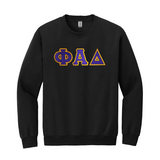 Phi Alpha Delta Crewneck Sweatshirt - Sewn on Greek Letters