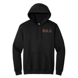 Phi Alpha Delta Hoodie - Embroidered Greek Letters