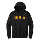 Phi Alpha Delta Hoodie - Sewn on Greek Letters