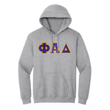 Phi Alpha Delta Hoodie - Sewn on Greek Letters