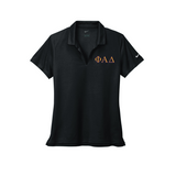 Phi Alpha Delta Ladies Nike Polo - Embroidered Greek Letters