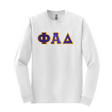 Phi Alpha Delta Greek Letter Long Sleeve T-shirt