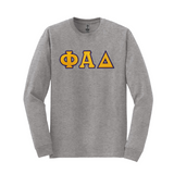 Phi Alpha Delta Greek Letter Long Sleeve T-shirt