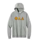 Phi Alpha Delta Nike Hoodie - Sewn on Greek Letters