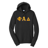 PREMIUM Phi Alpha Delta Hooded Sweatshirt - Sewn on Greek Letters