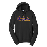 PREMIUM Phi Alpha Delta Hooded Sweatshirt - Sewn on Greek Letters