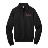Phi Alpha Delta Quarter Zip - Embroidered Greek Letters