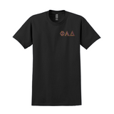 Phi Alpha Delta T-shirt - Embroidered Greek Letters