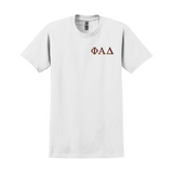 Phi Alpha Delta T-shirt - Embroidered Greek Letters