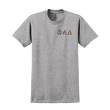 Phi Alpha Delta T-shirt - Embroidered Greek Letters