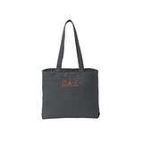 Phi Alpha Delta Tote Bag - Embroidered Greek Letters