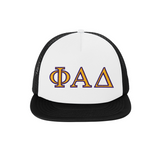 Phi Alpha Delta Trucker Hat - Embroidered Greek Letters