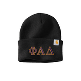 Phi Alpha Delta Carhartt Beanie - Embroidered Greek Letters