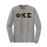 Phi Kappa Sigma Greek Letter Long Sleeve T-shirt
