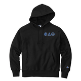 Phi Delta Theta Fraternity Champion Reverse Weave Embroidered Greek Letter Hoodie