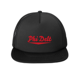 Phi Delta Theta Fraternity Baseline Embroidered Foam Trucker Hat