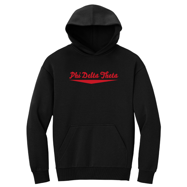 Phi Delta Theta Fraternity Baseline Embroidered Hoodie