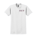 Phi Kappa Psi Fraternity Embroidered Greek Letter Gildan T-shirt