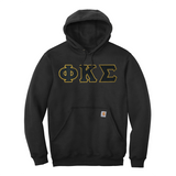 Phi Kappa Sigma Carhartt Greek Letter Midweight Hooded Sweatshirt