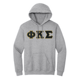 Phi Kappa Sigma Sewn on Greek Letter Hoodie
