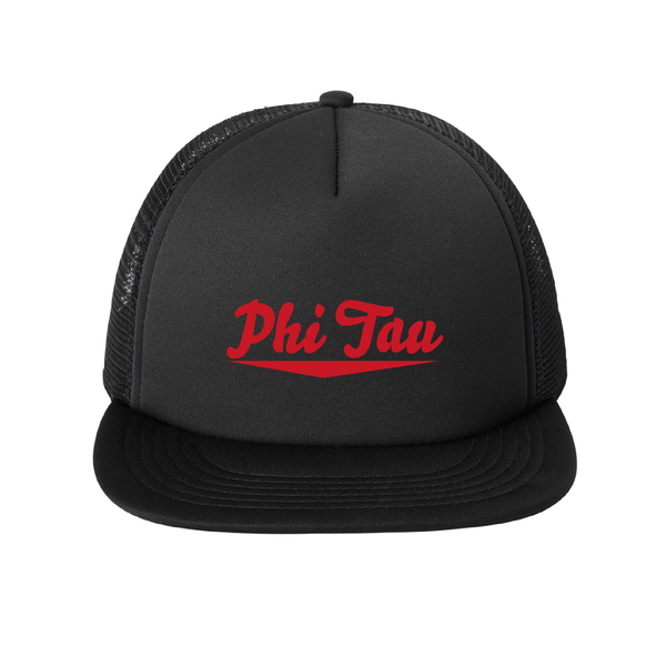 Phi Kappa Tau Fraternity Baseline Embroidered Foam Trucker Hat