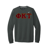 Phi Kappa Tau Fraternity Nike Greek Letter Crewneck
