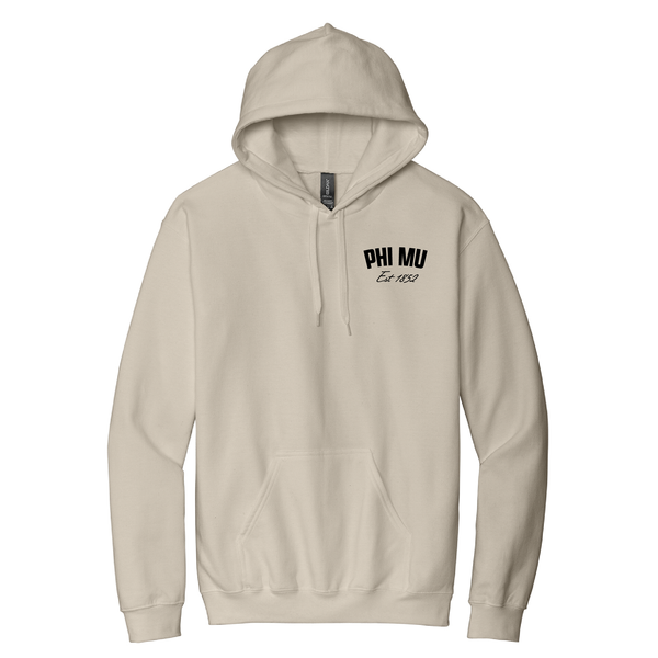 Phi Mu Sorority Established Hoodie