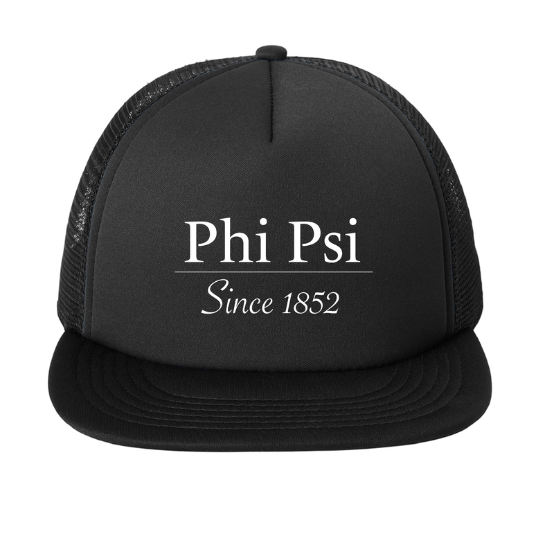 Phi Kappa Psi Fraternity Established Embroidered Foam Trucker Hat