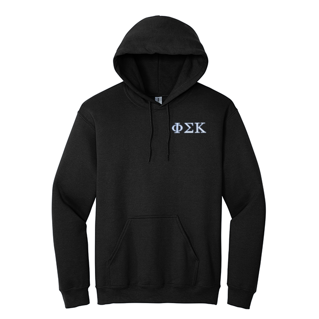 Phi Sigma Kappa Fraternity Embroidered Greek Letters Gildan Hoodie