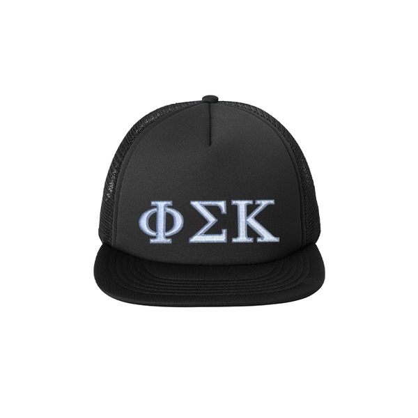 Phi Sigma Kappa Fraternity Foam Trucker Hat Embroidered Greek Letters