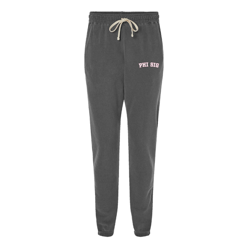 Phi Sigma Sigma Sorority Varsity Basics Sweatpants