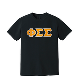 Phi Sigma Sigma Sorority Greek Letter Comfort Colors T-shirt