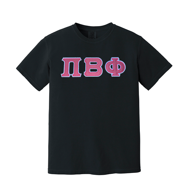 Pi Beta Phi Sorority Greek Letter Comfort Colors T-shirt