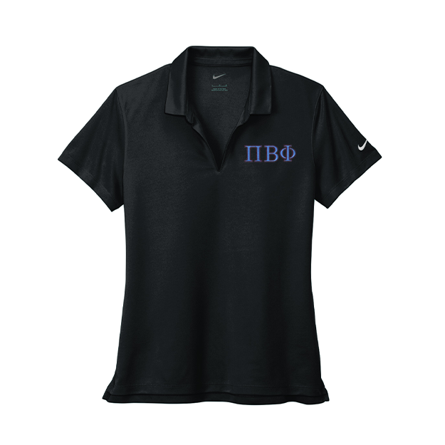 Pi Beta Phi Nike Ladies DriFIT Polo Embroidered Greek Letters