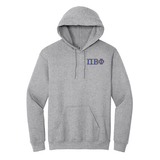 Pi Beta Phi Sorority Embroidered Greek Letters Gildan Hoodie