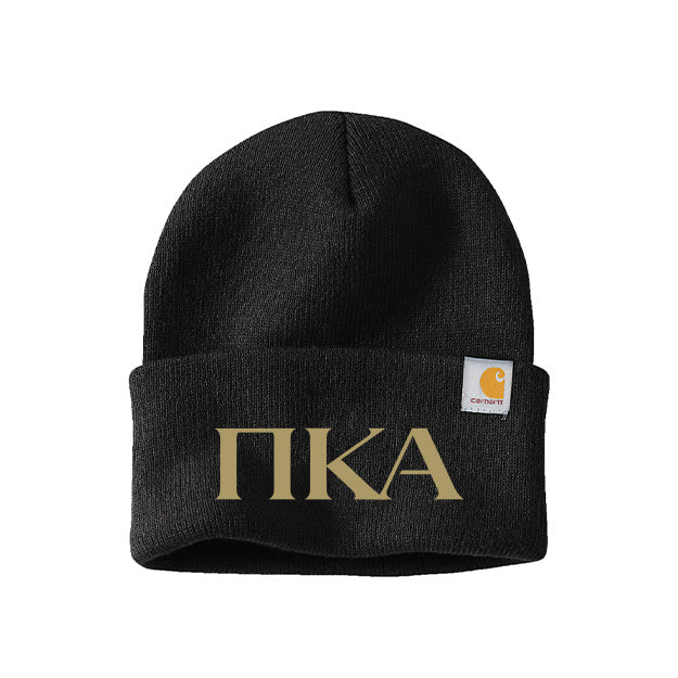 Pi Kappa Alpha Fraternity Embroidered Greek letters Carhartt Watch Cap